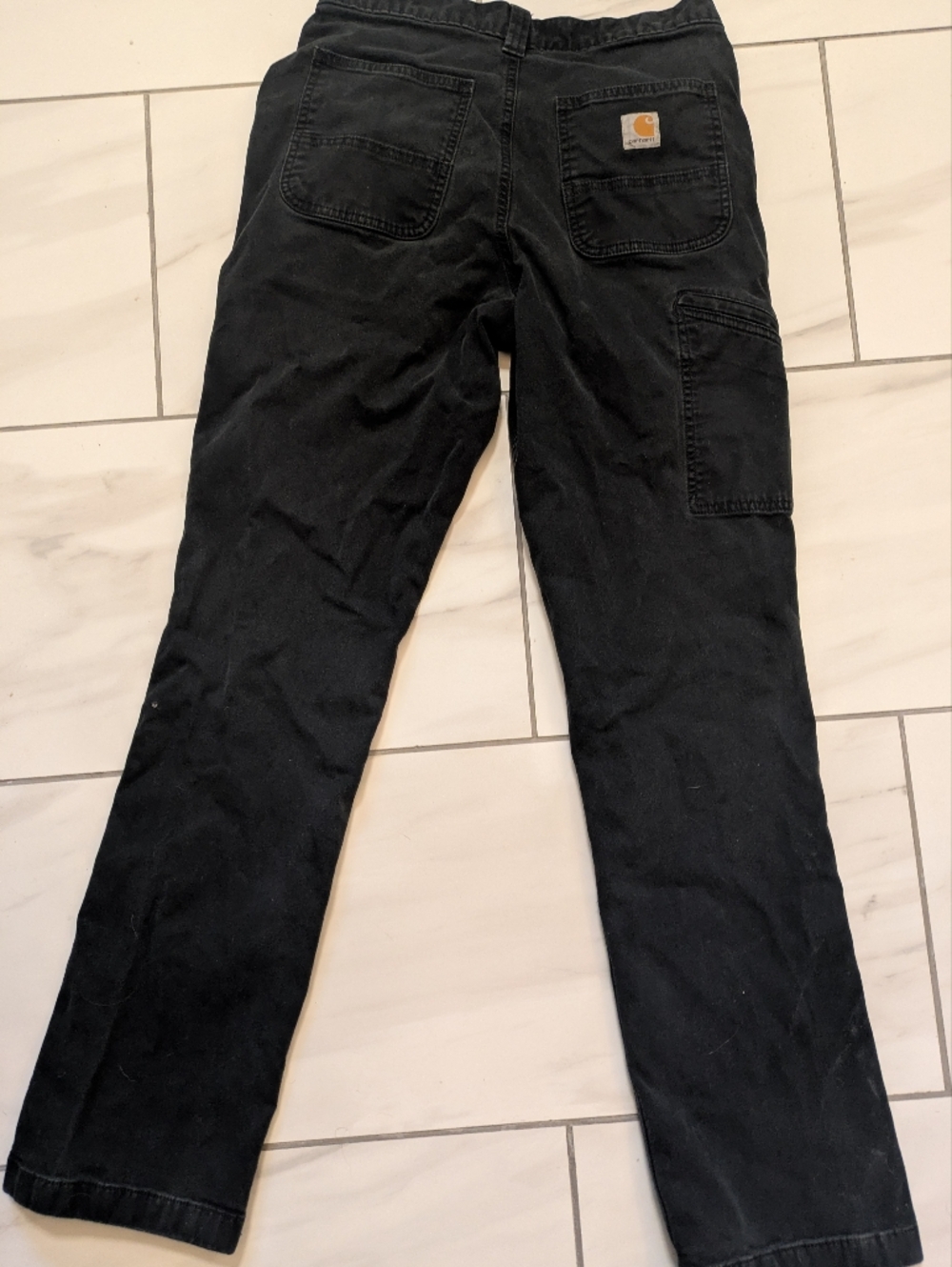 Carhartt Black Carpenter Pants with Utility Pocket
